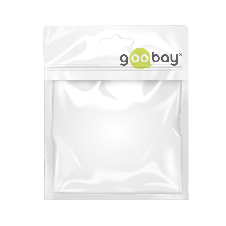 GOOBAY PC97585 C14 SUORA - C13 SUORA JATKOKAAPELI  3X0,75mm2 - 3m VALKOINEN