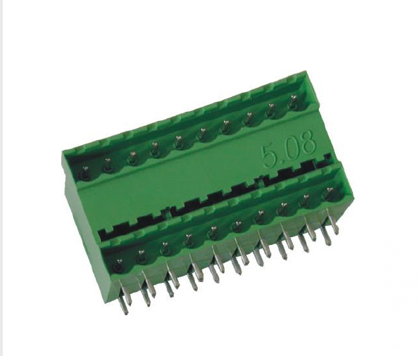 Dual row horizontal male