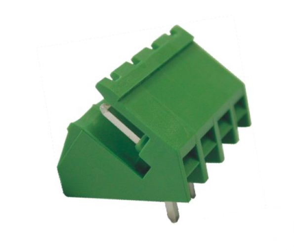 45 dec angled male plug-in 3 poles