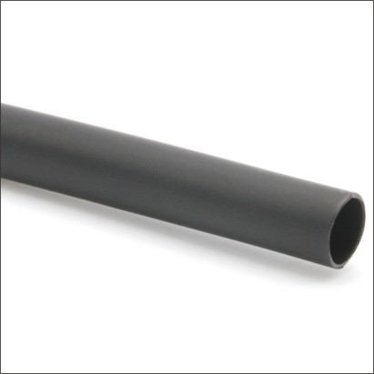 WOER PO-WT0.35-2.6-0 POLYOLEFIN KUTISTUMATON SUOJASUKKA -ULTRA THIN WALL-HALOGEENITON AWG10 100m kela -  MUSTA