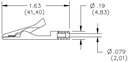 POMONA POM 5788-2 - Hauenleuat 2mm ban pun 10kpl /pkt