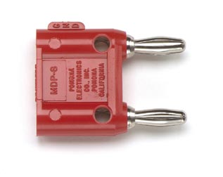 POMONA POM MDP-S-2 - DOUBLE BANANA PLUG RED