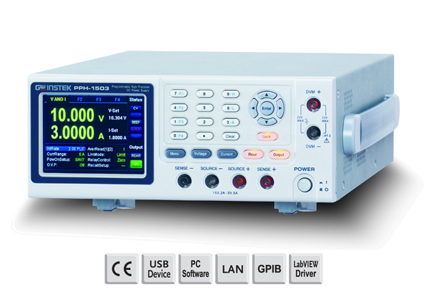 GW INSTEK PPH-1503 - DC teholähde 1-kanavainen 45W