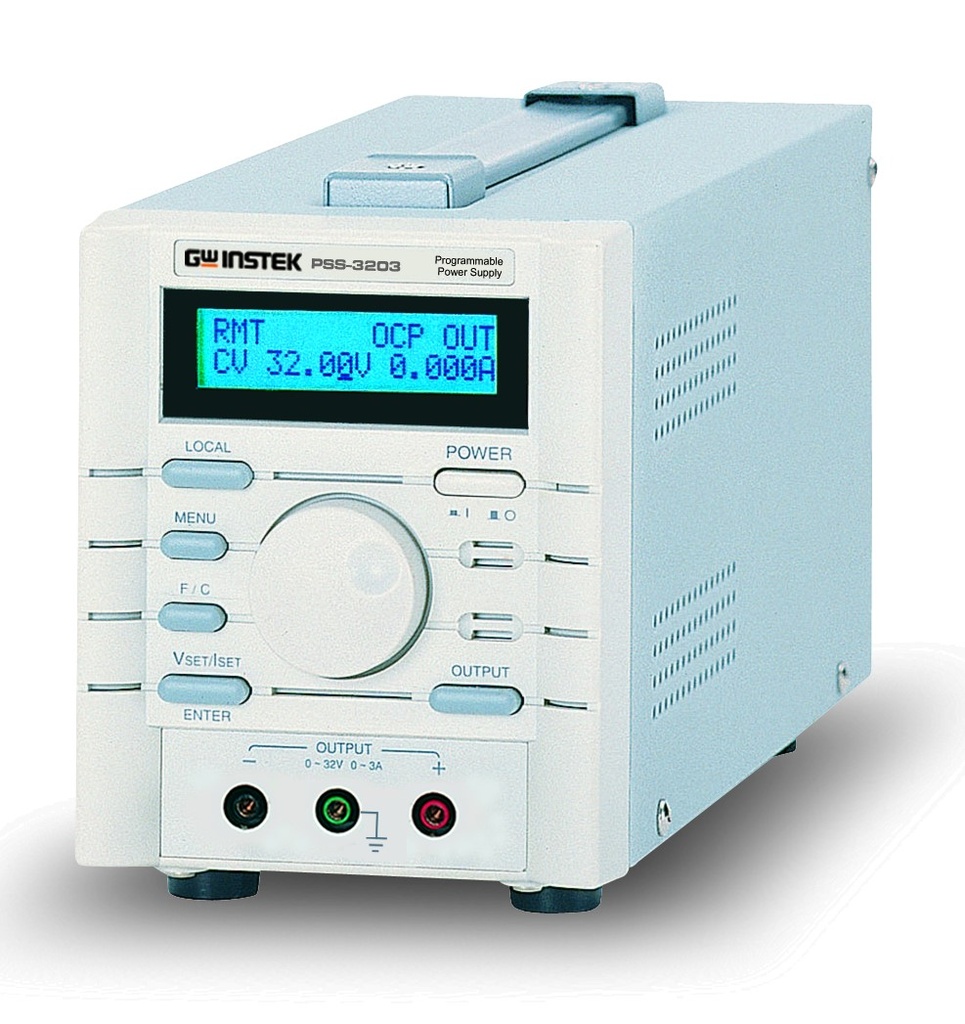 GW INSTEK PSS-3203 - Ohjelmoitava DC teholähde 96W GPIB