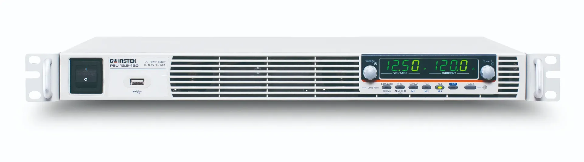 [01SU121H00GT] GW INSTEK PSU 12.5-120 - Ohjelmoitava DC Virtalähde 1-kanavainen 1500W 12.5V 120A räkkiasennettava