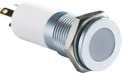 APEM Q14F1GZZRYG24E - LED Indikaattori Punainen/Keltainen/Vihreä 24V  Asennusaukko 14 mm - IP67
