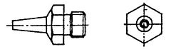 [T0058727821] WELLER R-04 - HGP-PUHALLUSSUUTIN dia1.2mm