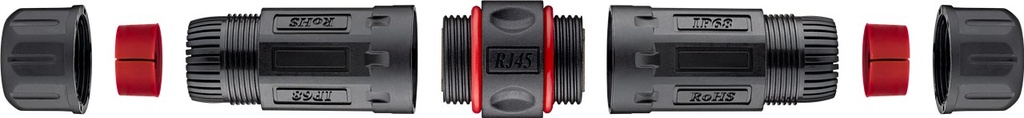 GOOBAY RJ45-PC-STP JATKOLIITIN RJ45 NAARAS/NAARAS IP68