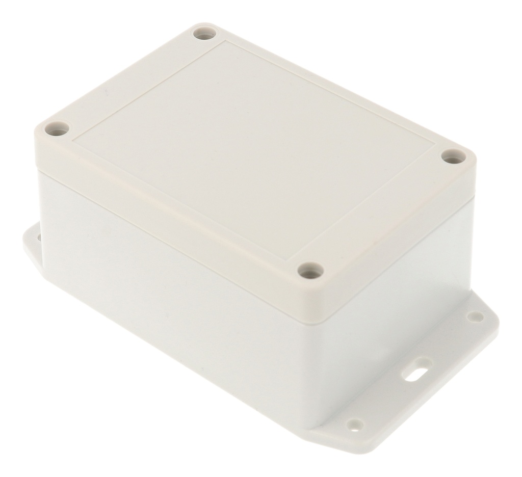 [RP1240BF] HAMMOND RP1240BF - ABS ASENNUSKOTELO UL94-HB 165.5x125.5x75mm KIINNITYSKORVAKKEILLA LUONNONVALKOINEN IP65