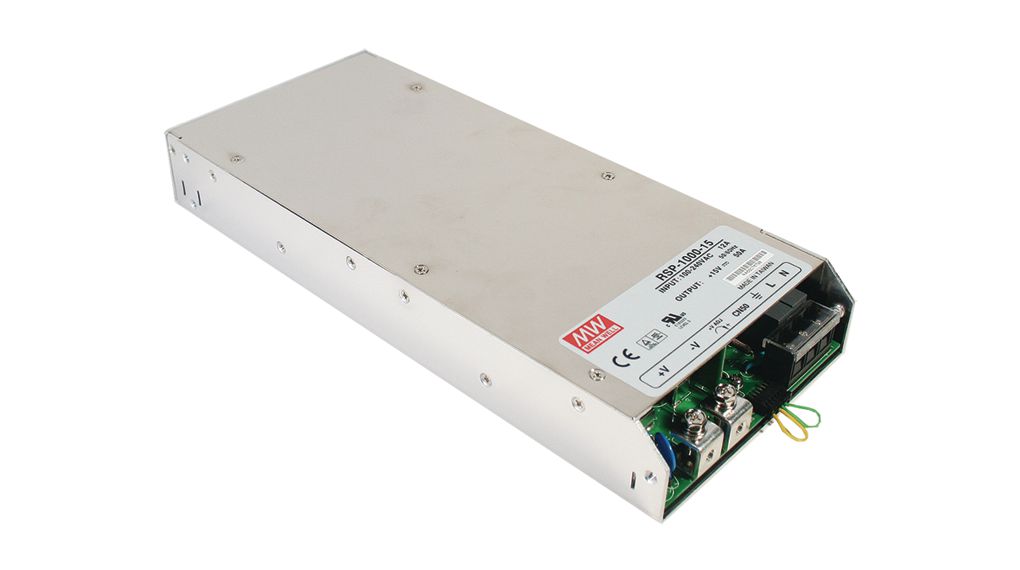 MEAN WELL RSP-1000-48 - Hakkurivirtalähde 1008W 48V 21A - Tuuletin