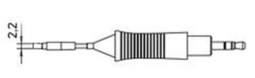 [T0054460899N] WELLER RTM 022 S - T0054460899N TALTTA 2,2mm