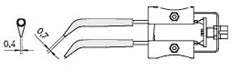 WELLER RTW-2 - T0054465299N TALTTA 0.7/45DEG