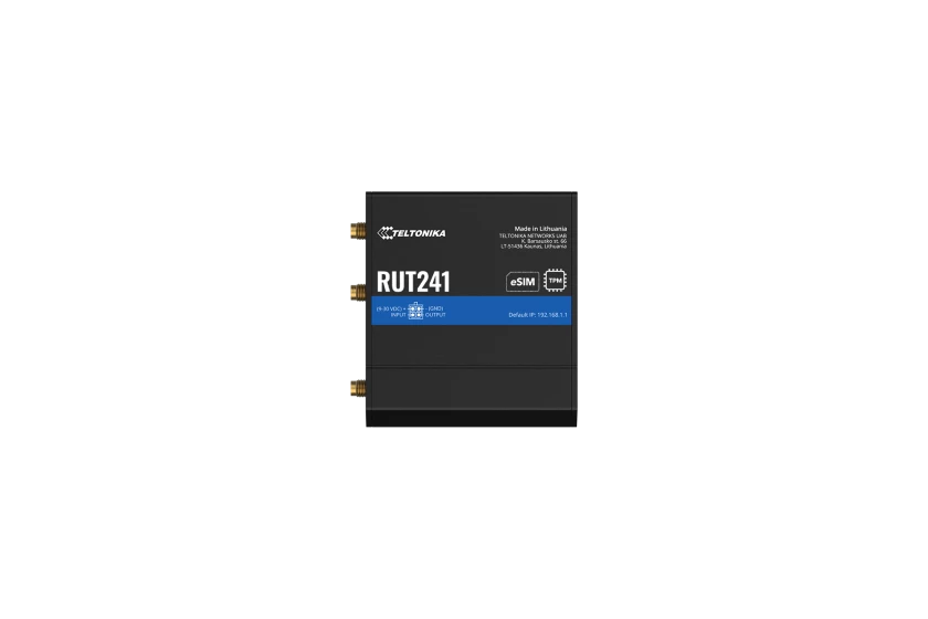 [RUT241233B40] Teltonika RUT241 - 4G LTE reititin e-SIM WiFi