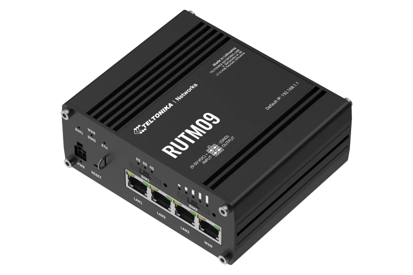 [RUTM09000000] TELTONIKA RUTM09 4G LTE REITITIN