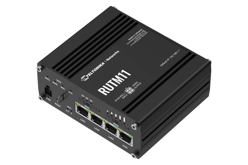 TELTONIKA RUTM11 TEOLLINEN 4G LTE REITITIN
