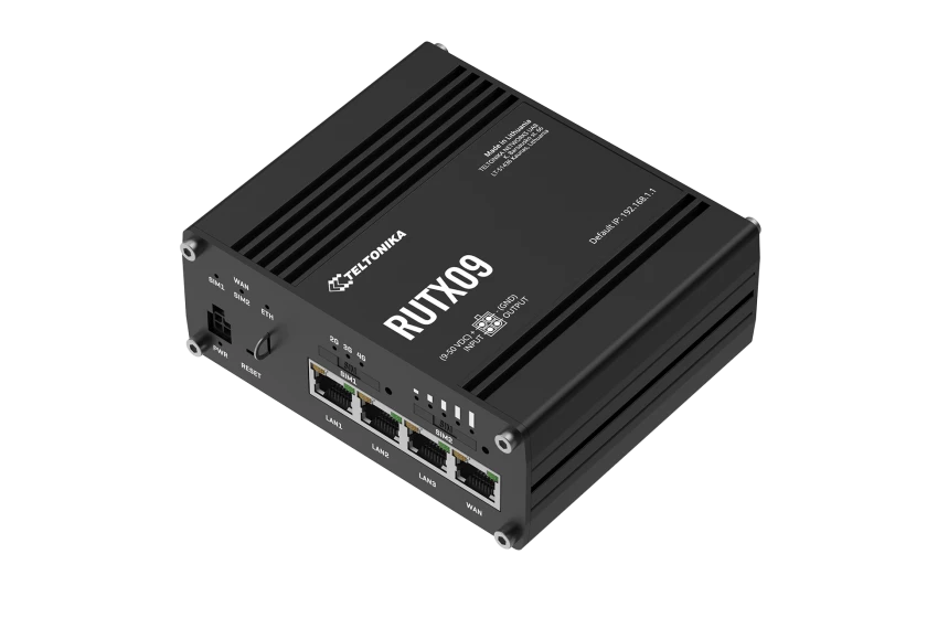 [RUTX09] Teltonika RUTX09 4G LTE-A CAT6 tupla-SIM reititin