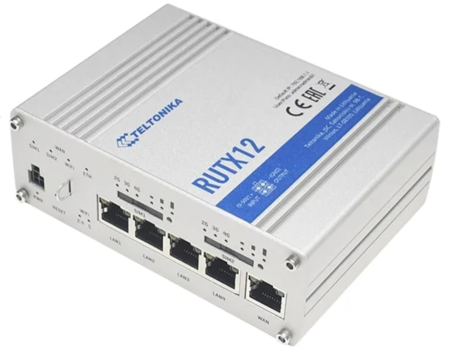 Teltonika RUTX12 4G tupla-SIM CAT6 reititin
