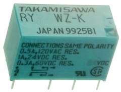 [RY-12WZ-K] FCL Components RY-12WZ-K - Rele 12VDC 1A 24VDC Non-Latching - DPDT