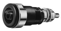 [972354100] HIRSCHMANN SEB2600-G - NAPARUUVI 4MM JUOTETTAVA MUSTA