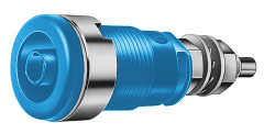 HIRSCHMANN SEB2600-G - NAPARUUVI 4MM JUOTETTAVA SININEN