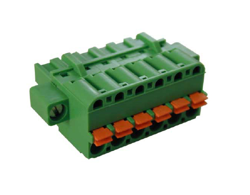 Horizontal female plug