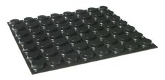 3M SJ-5012MU-KPL / 7000001884 - Kumitassu Tarralla Halkaisija 12.7 Korkeus 3.5mm Pyöreä/Litteä - Musta