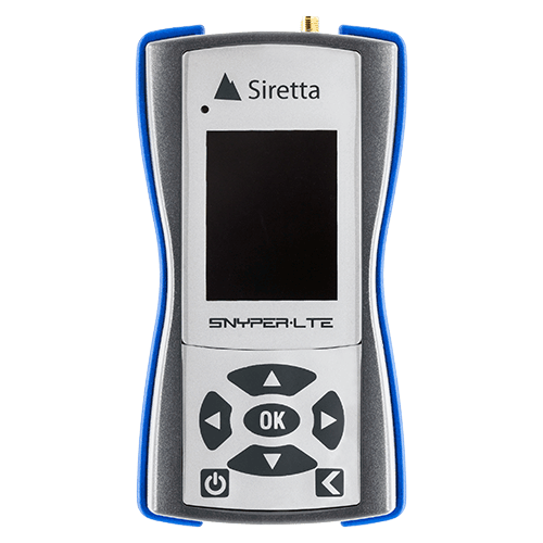[SNYPER-LTE+ (EU) (ANALYSER ONLY)] SIRETTA SIGNAL STRENGTH TESTER: 4G/3G/2G EU FREQ SIGNAL ANALYSER + ANTENNAS & USB CABLE