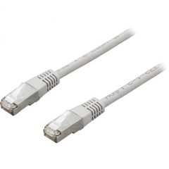 DELTACO STP-72 - CAT7 Kaapeli 2m STP LSZH - Harmaa