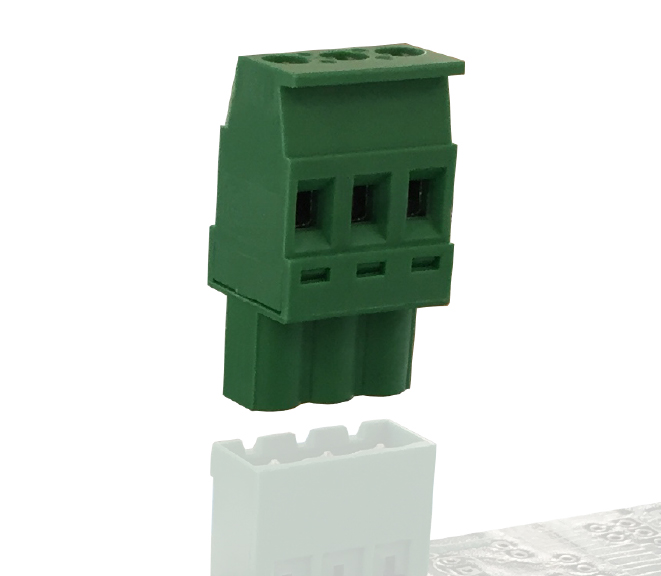 Vertical  female back wire insertio
