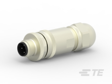 [T4111512041-000] M12 Liitin 4 Nap Uros D-koodaus