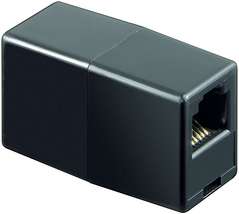 YES TEL-RJ11-MU - RJ11 6/4 JATKO NAARAS/NAARAS MUSTA