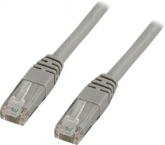 DELTACO TP-635 - Cat6 U/UTP Laitekaapeli 35m LSZH - Harmaa
