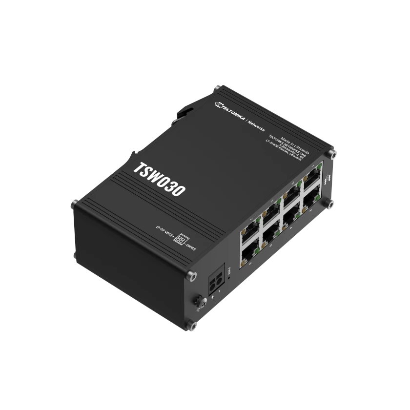 TELTONIKA TSW030 8-PORTTINEN ETHERNET KYTKIN