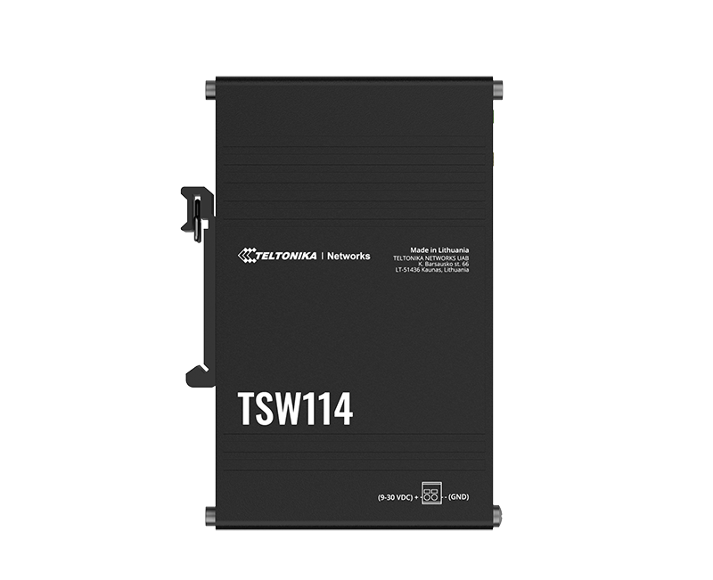 TELTONIKA TSW114 - Teollinen DIN-kisko kytkin