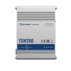 Teltonika TSW200 - Gigabit Ethernet Kytkin 8-porttinen PoE 2-porttinen SFP