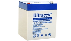 ULTRACELL UL5-12 - Lyijyakku 12V 5Ah 4-5 vuotta