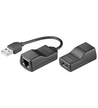 USB-EXTE - USB 2.0 / Ethernet CAT5 / CAT5a / CAT6 Muunnin