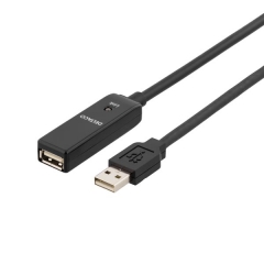 [USB2-EX15M] DELTACO USB2-EX15M - AKTIIVINEN USB JATKOKAAPELI 15m