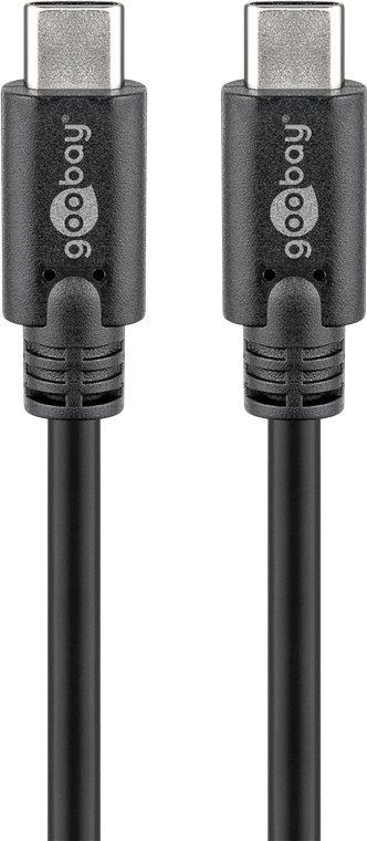 [66509] GOOBAY USB66509, USB C 3.2 gen 1 - UROS/UROS KAAPELI 3m MUSTA