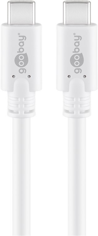 GOOBAY USB67194, USB C 3.2 gen 1 - UROS/UROS KAAPELI 1m VALKOINEN