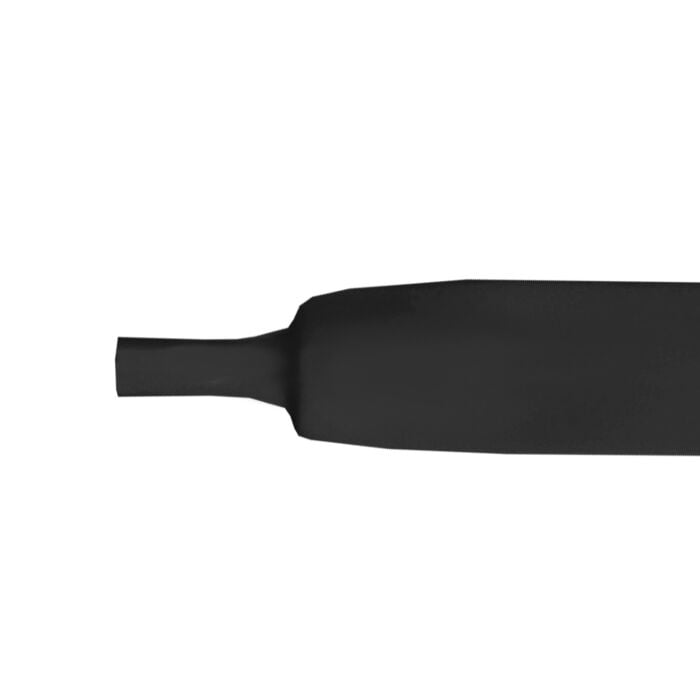 WOER W1H-210-0-UP - Kutistesukka 210mm 2:1 Musta Halogen Free - 25m