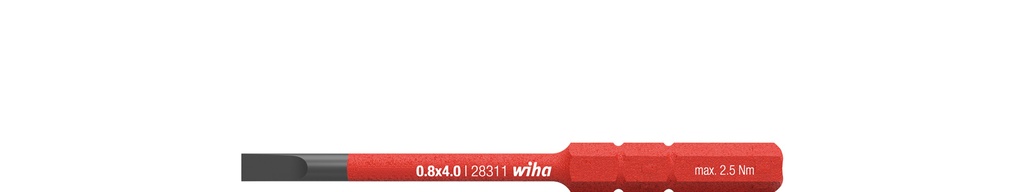 [43114] SLIMBIT VAIHTOPÄÄ URA 1.5x75mm