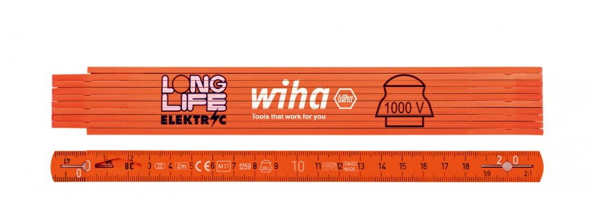 [42068] WIHA 410-2008 - TAITTOMITTA 2m RASIA MERKINNÄT