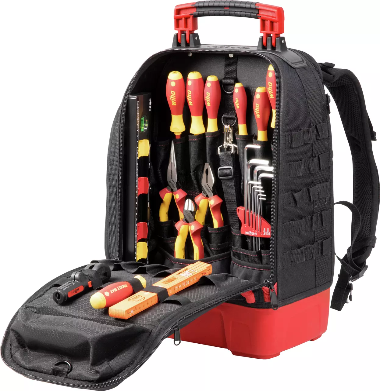 WIHA 45528- Tool Backpack electric Työkalureppu 27-osainen