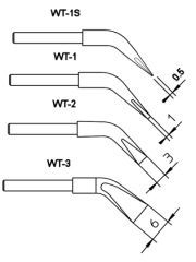 WELLER WT-2 - KÄRKIPARI WT/WTA-50  3 mm