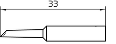 WELLER XNT-GW - VETOJUOTOSKÄRKI WSP/WXP-65 2.0X3.0