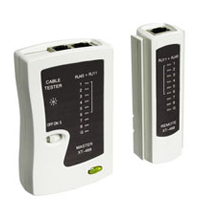 Kaapelitesteri CAT5 - CAT6 RJ11 - RJ45 Katkokset / Suojaus / Käänteiset parit- YES XT-468
