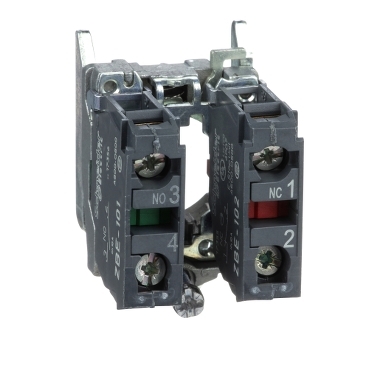 [ZB4BZ105] TELEMECANIQU ZB4BZ105 - Kosketinlohko Harmony XB4 metalli 1xNO+1xNC koskettimet ruuviliitin