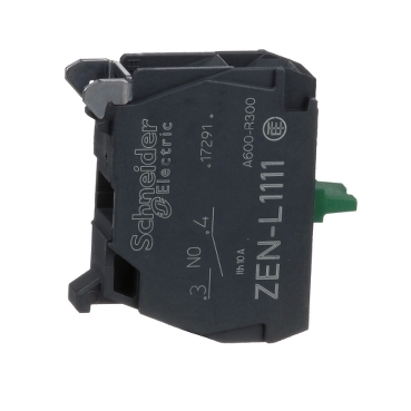 [ZENL1111] SCHNEIDER ZENL1111 - Kosketinlohko Harmony XALD/XALK takakiinnitys 1xNO kosketin ruuviliitin