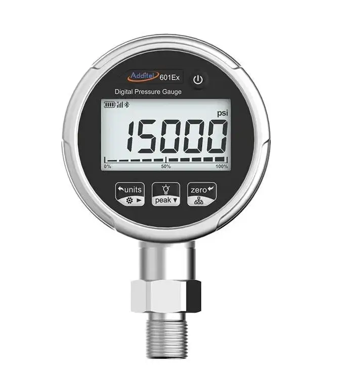 Additel ADT601EX - Digitaalinen painemittari ATEX-sertifioitu 20 bar 1/4BSP uros
